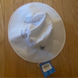 White Columbia hat